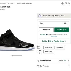 Space jam mid top retro 1